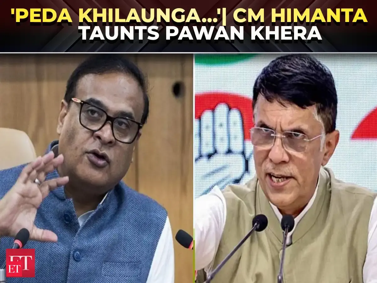 'Peda khilaunga…': CM Himanta Biswa Sarma taunts Pawan Khera after Assam election victory