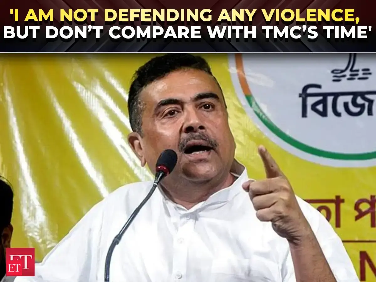 'Don't compare with TMC, BJP had to…': Suvendu Adhikari on row over ...