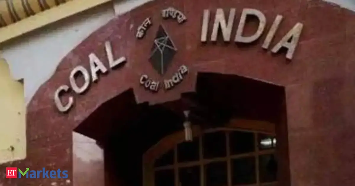 Coal India shares fall 3% after report says govt likely to sell Rs 10,000-crore stake via OFS