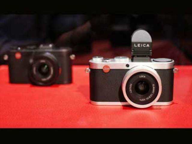 New Leica X2 digital cameras are presented in Berlin