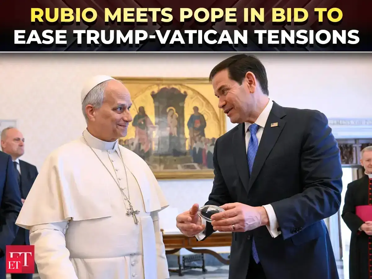 Cold peace at the Vatican: Marco Rubio meets Pope Leo XIV amid Trump-pontiff fallout over Iran war