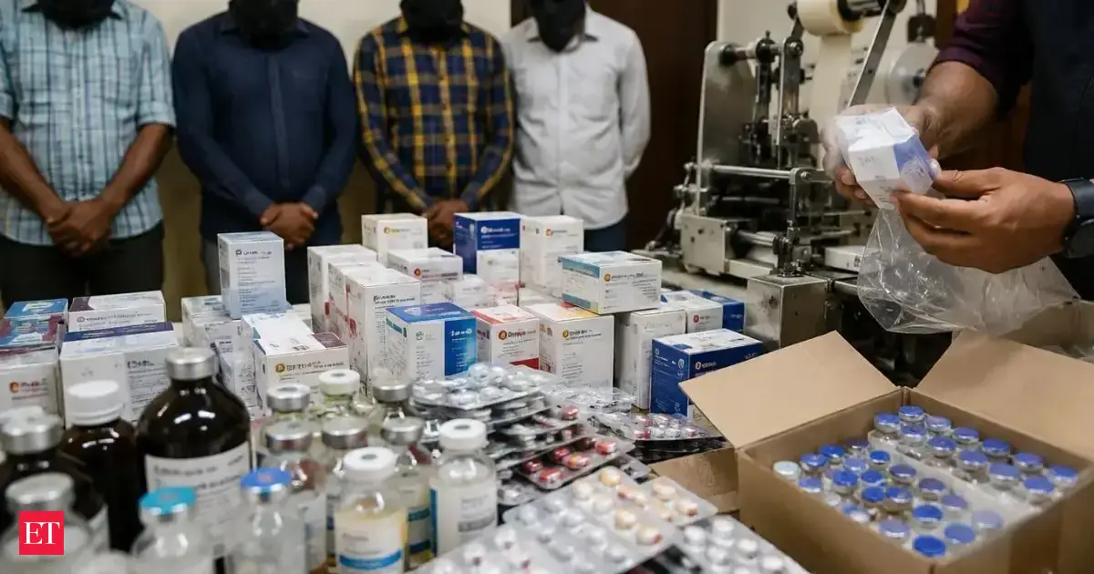 Image for article Fake lifesaving medicine racket busted in Delhi Heres how they repackaged and sold drugs across several states