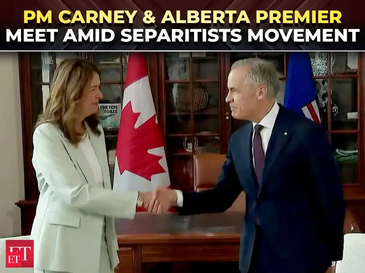 ‘Albertans getting impatient’: Premier Smith tells PM Carney to his face amid separatist movement