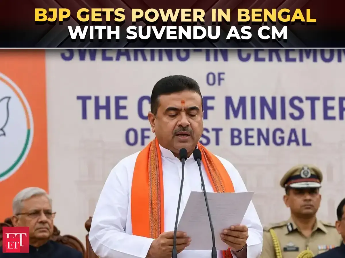 BJP creates history in West Bengal; Suvendu Adhikari sworn-in as new CM