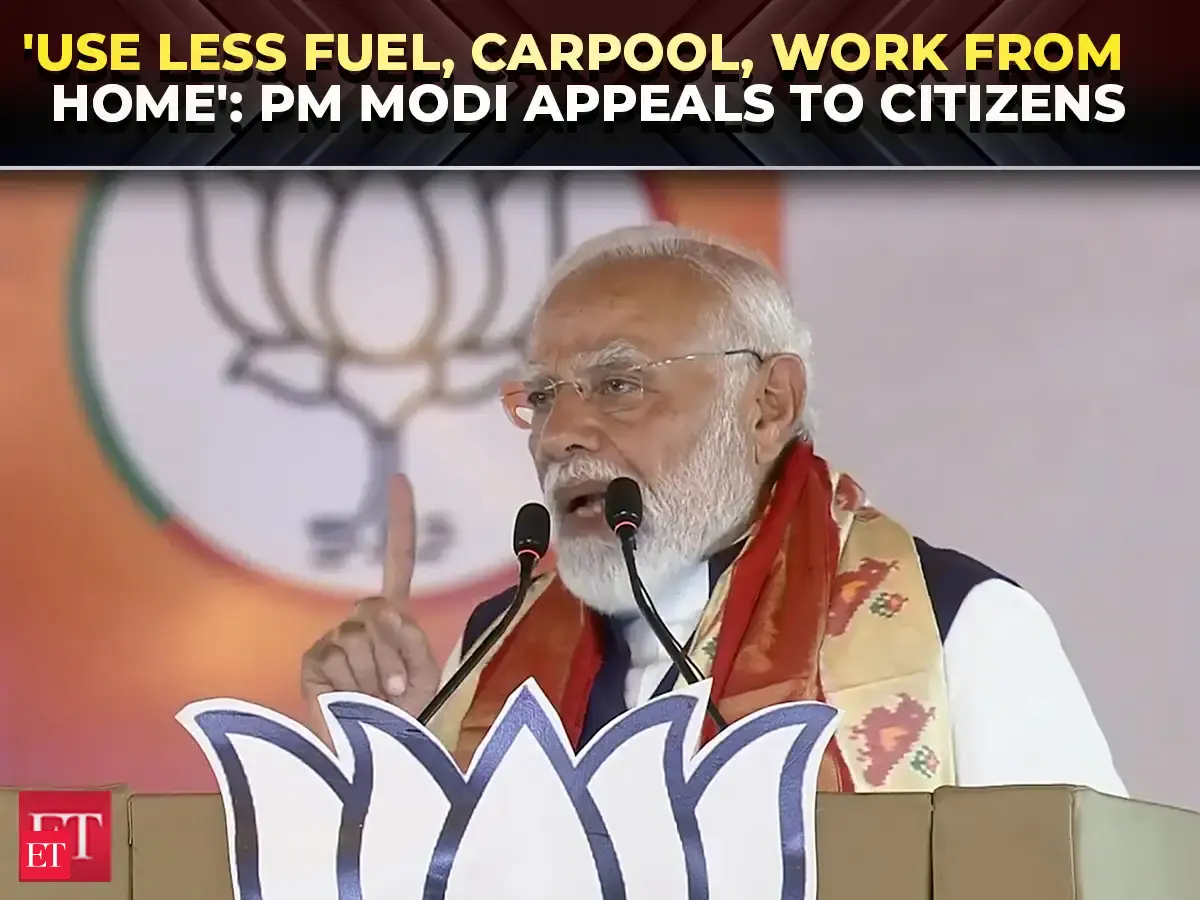 Think of WFH, saving petrol, not buying gold for a year: PM Modi amid global oil crisis
