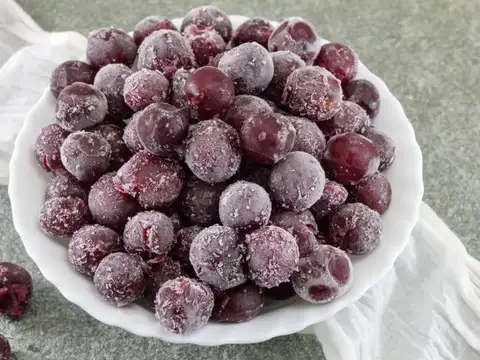 Frozen Grapes or Pomegranate Arils