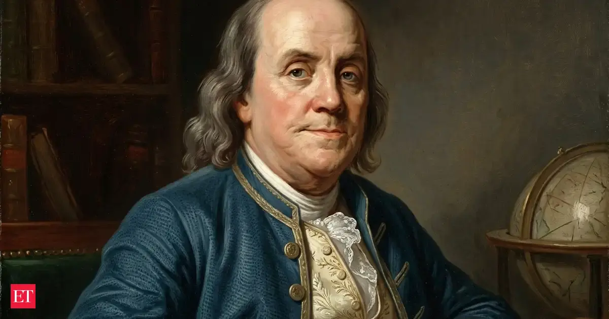 Quote of the day by Benjamin Franklin: 'The Constitution only guarantees the American people the right to pursue happiness. You have to...' Life lessons on human nature, true happiness and success by founding father of the United States