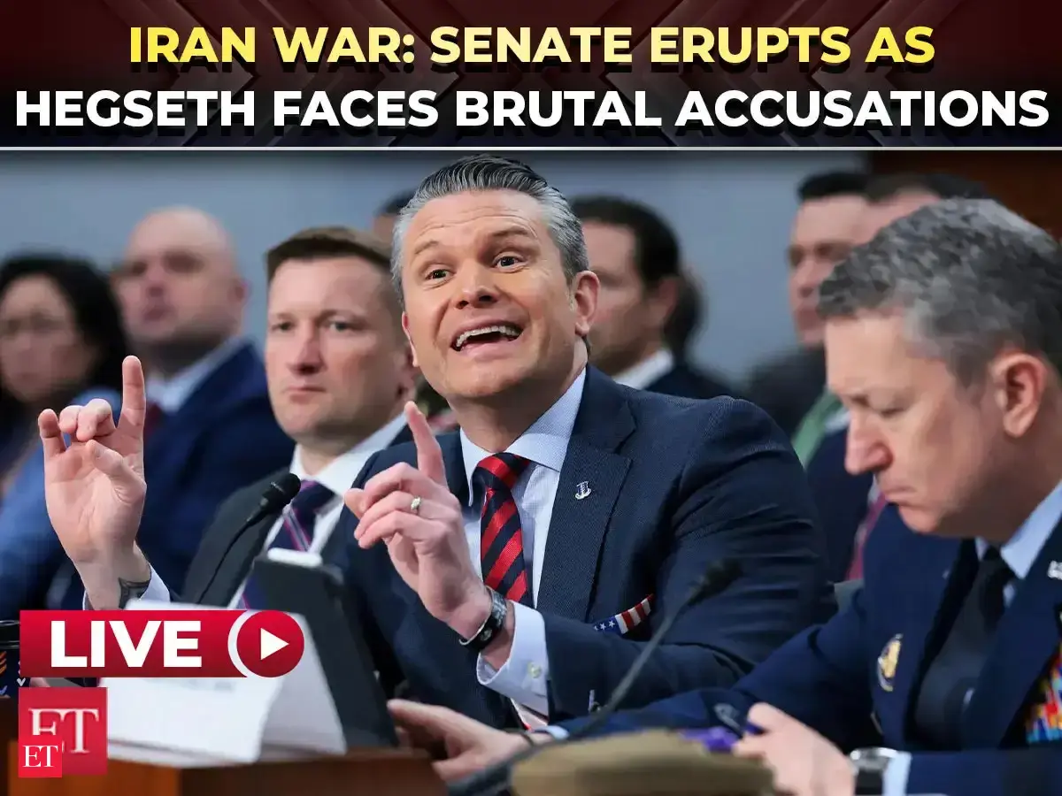 LIVE: 'They refuse to follow the law': Democrats blast Hegseth over Iran war at Senate hearing