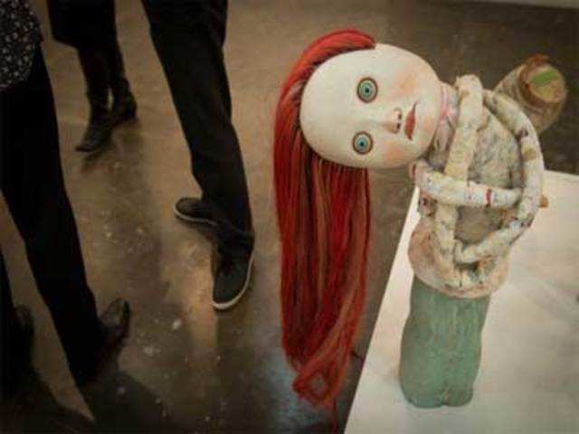 A 'magic doll' concept work by Venezuelan artist