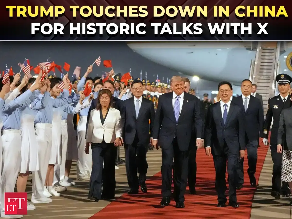 Trump's China Visit: From Iran to trade, POTUS lands in Beijing for high-stakes meeting with Xi