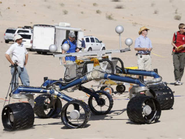 Test of next generation Mars rover, 'Curiosity'