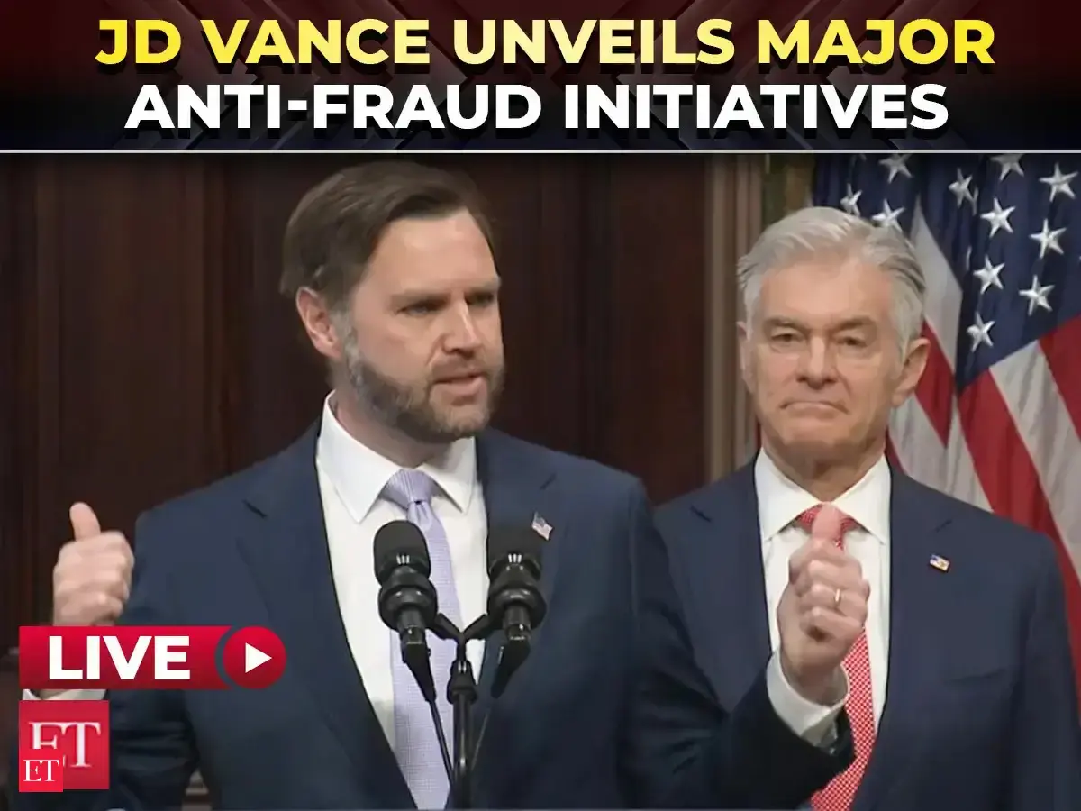 LIVE | VP JD Vance unleashes massive fraud crackdown, reveals sweeping anti-scam plan