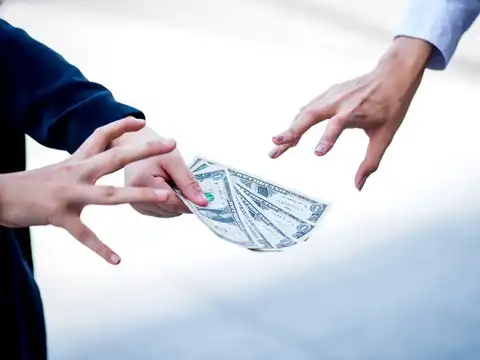 Never rush when someone asks for money