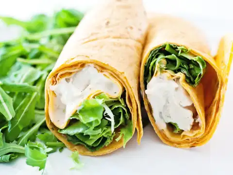 Greek Yogurt Chicken Wrap