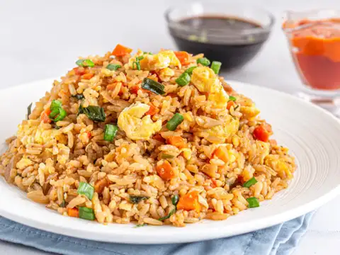 Egg Fried Rice with Vegetables