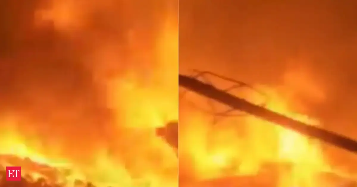 Massive fire at Tech Mahindra's campus in Chennai