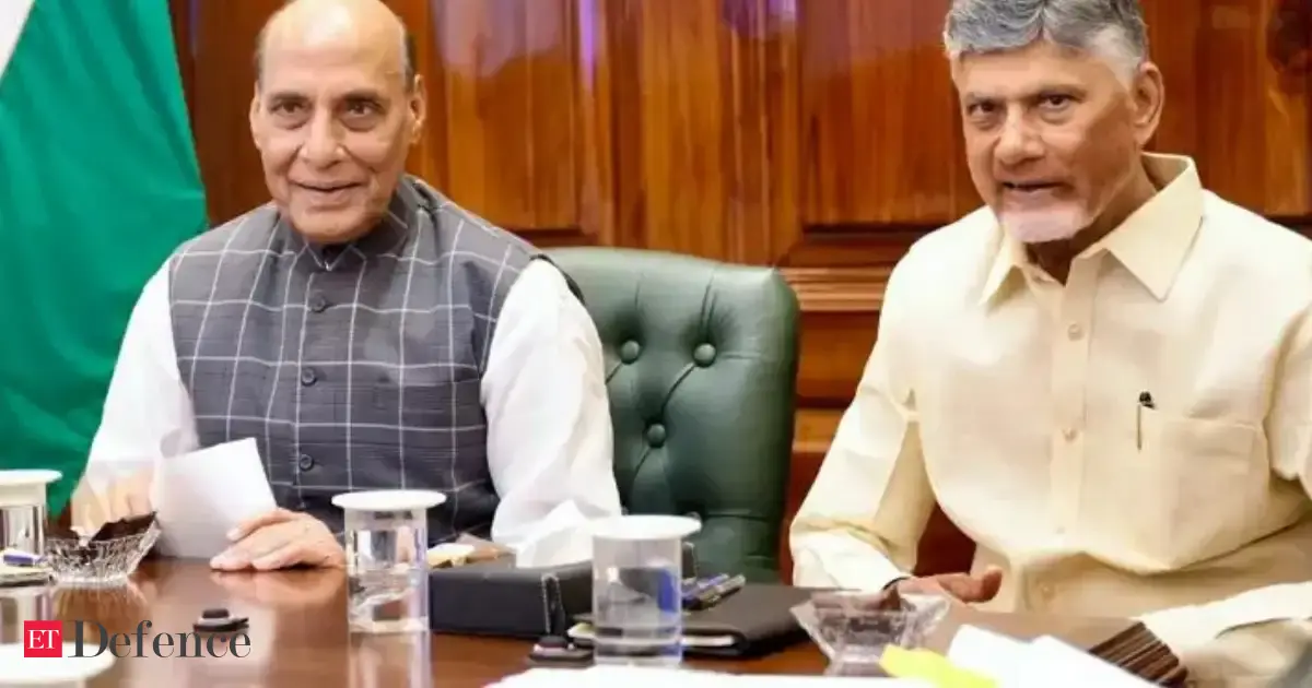 Rajnath Singh, N Chandrababu Naidu launch Combat Aircraft infrastructure facility in Andhra Pradesh