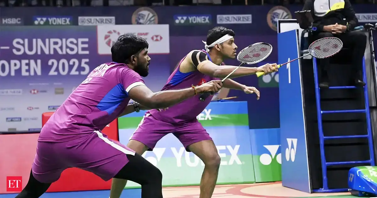 Satwik-Chirag save four championship points before settling for Thailand Open runner-up finish