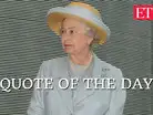 Quote of the Day by Queen Elizabeth II: &lsquo;In times of doubt and anxiety, the atti:Image