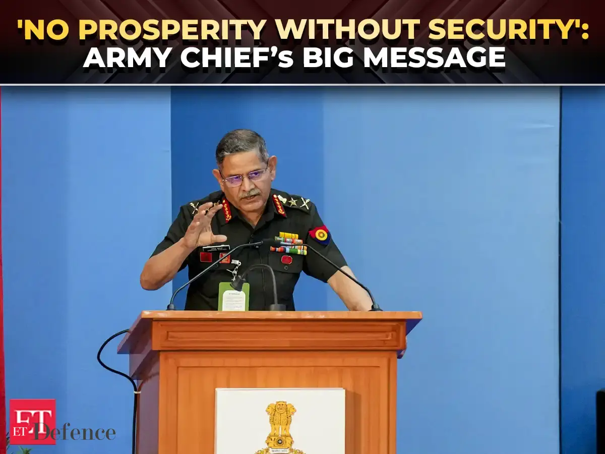 'Command tech… command conflict’: Army Chief on how prosperity is impossible without security