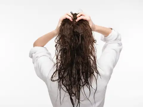 Never tie damp hair tightly