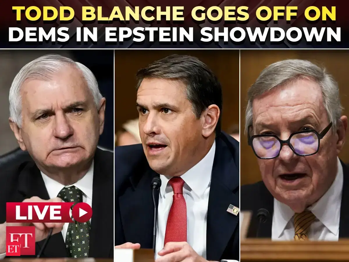 LIVE | AG Todd Blanche clashes with Democrats in explosive Epstein showdown at Senate hearing