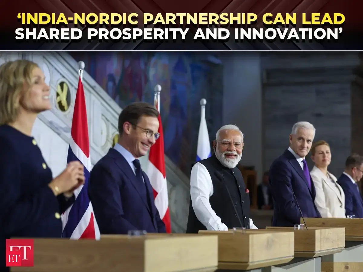 'Let India-Nordic partnership be a Model for innovation and sustainable future': PM Modi