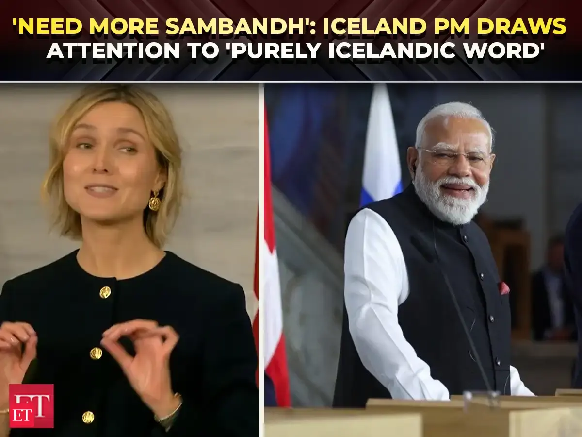 'I love that word SAMBANDH', Iceland PM highlights similarities with India, praises PM Modi