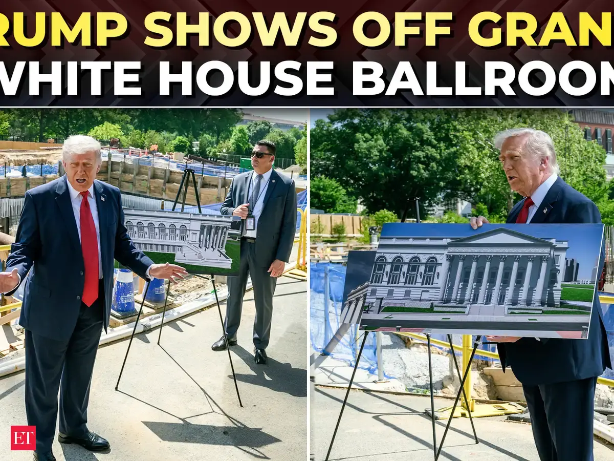 'This is not for me, it’s for other Presidents’: Trump touts his 'gift to America’ ballroom