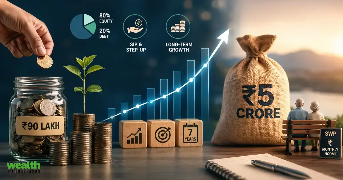 Can a Rs 90 lakh mutual fund portfolio grow to Rs 5 crore in 7 years? Here’s the ideal strategy to consider