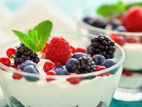 Greek Yogurt With Fruits