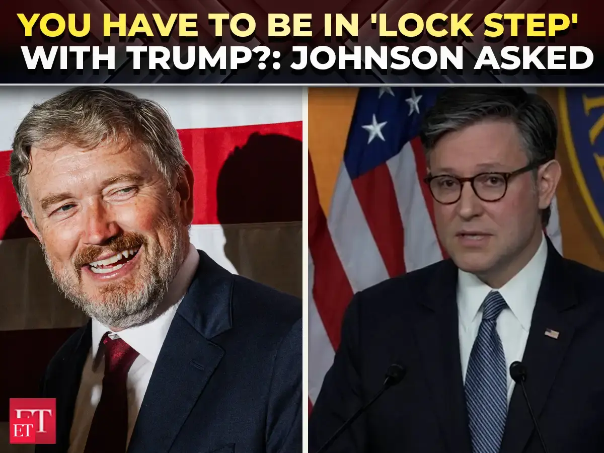 'Not surprised': Speaker Johnson addresses Massie fallout, hails Trump's 'most powerful' endorsement - The Economic Times Video | ET Now