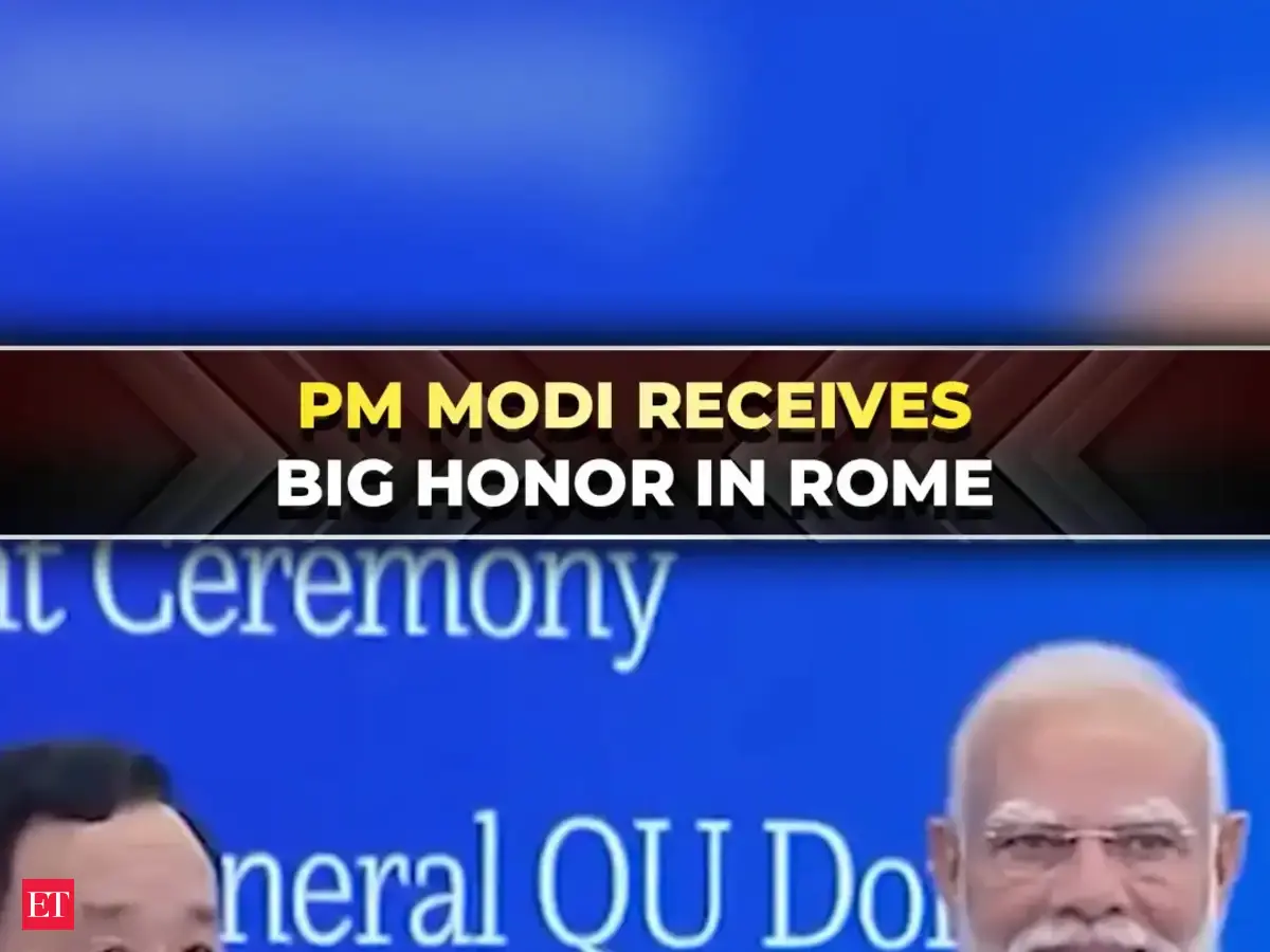 FAO honors PM Modi with Agricola Medal in Rome
