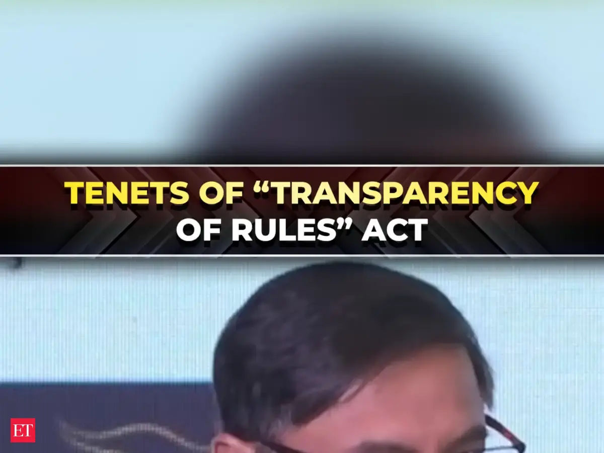 Image for Sanjeev Sanyal proposes “Transparency of Rules Act” to simplify regulations