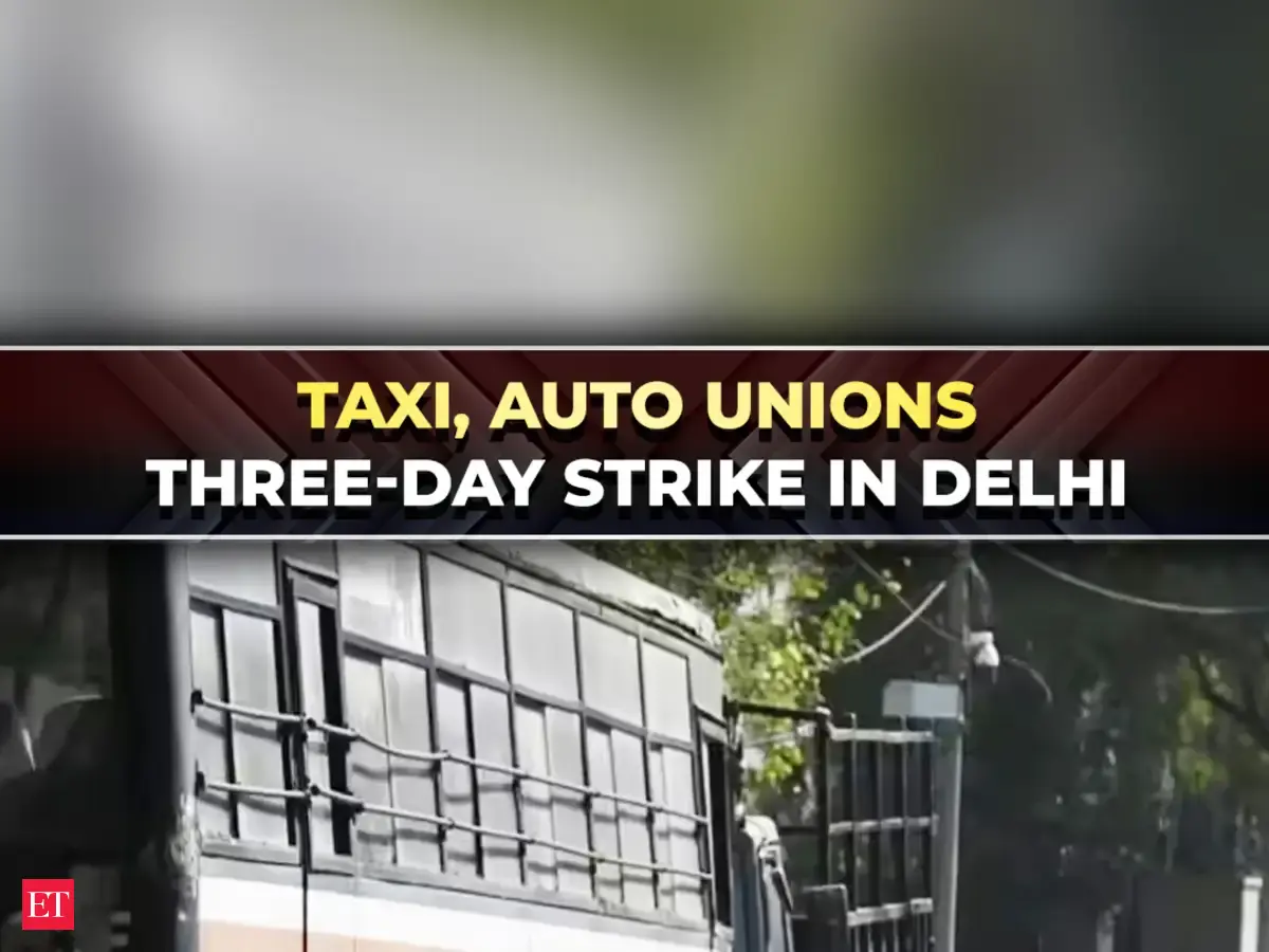 Taxi and auto unions begin three-day strike in Delhi over fare hike demand