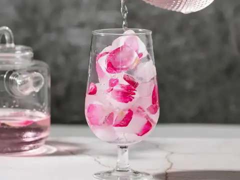 Pink lemonade is simple and refreshing