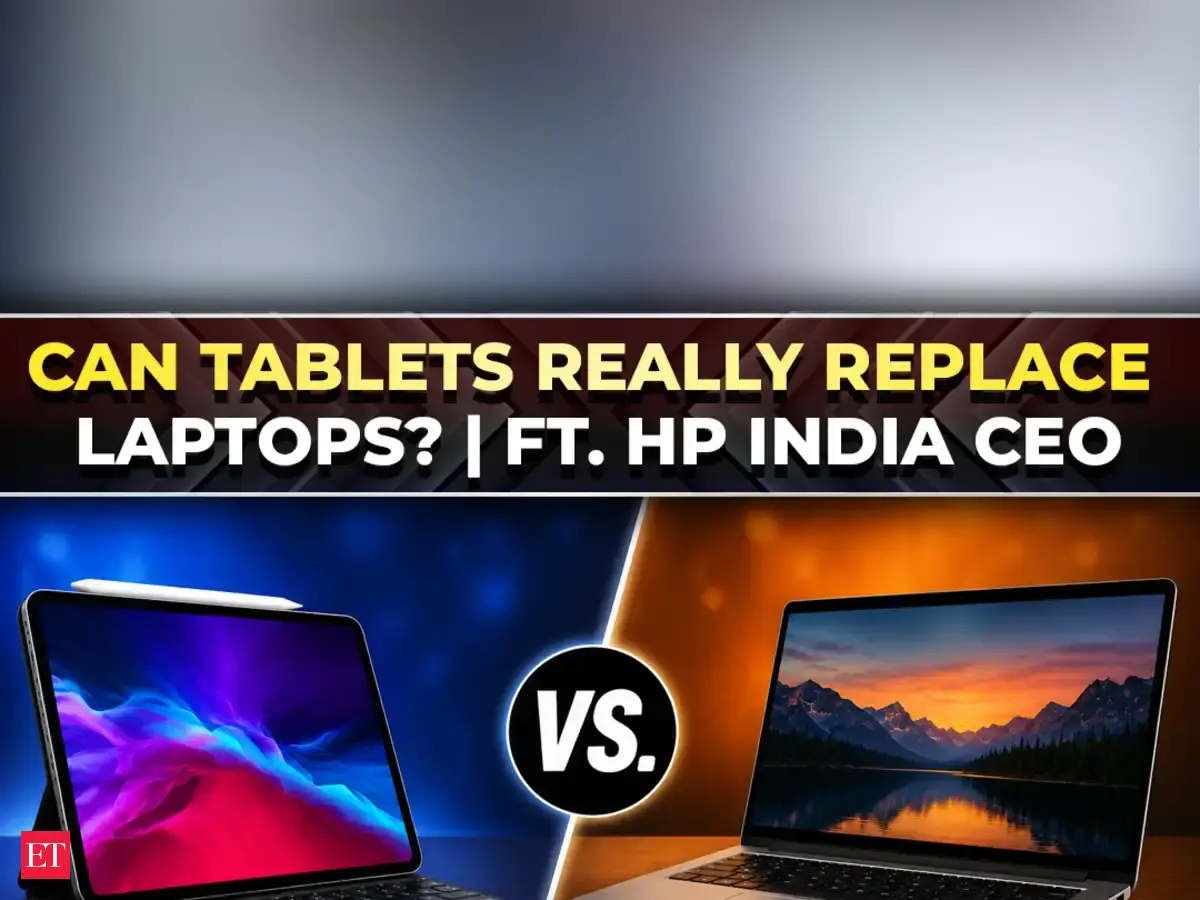 Can tablets really replace laptops? | Ft. HP India MD