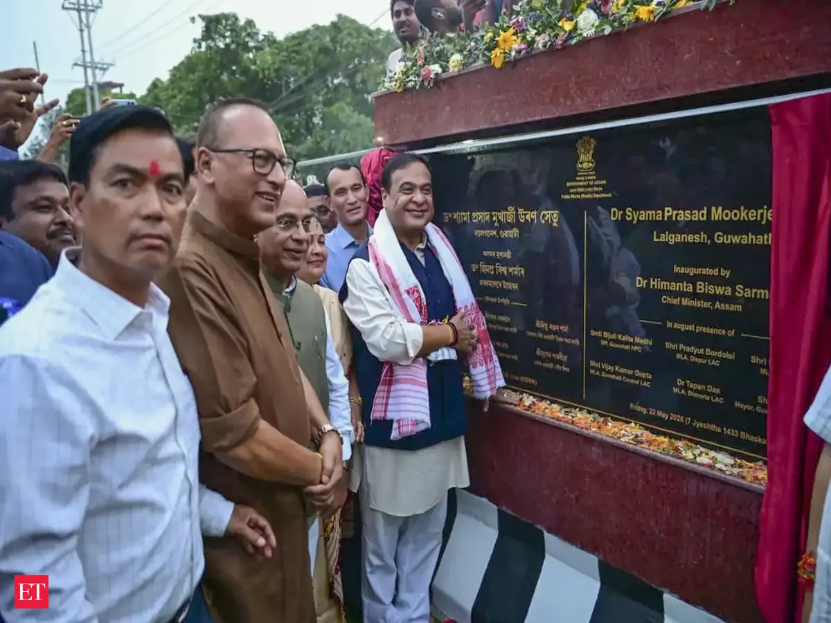Himanta Biswa Sarma inaugurates Rs 376 cr flyover in Guwahati