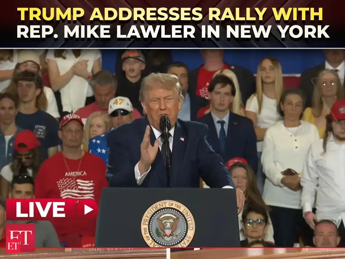 LIVE | Trump addresses New York rally as voters sour on the economy, hails ‘Mr. Salt’ Lawler
