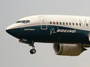 A Boeing 737 Max jet
