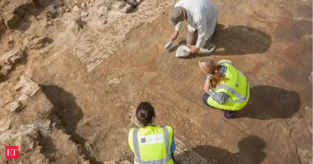 A farmer son’s routine field dig led to strange patterns, which are rewriting what experts knew about Roman Britain