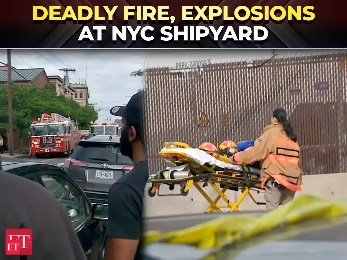 Deadly fire, explosions at New York City shipyard: One dead, 36 injured