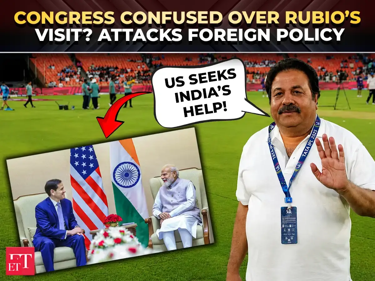 Shukla questions Rubio visit, India's foreign policy amid Iran war