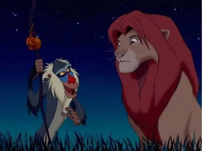 Movie dialogue of the day from Lion King: 'The past can hurt. But the ...