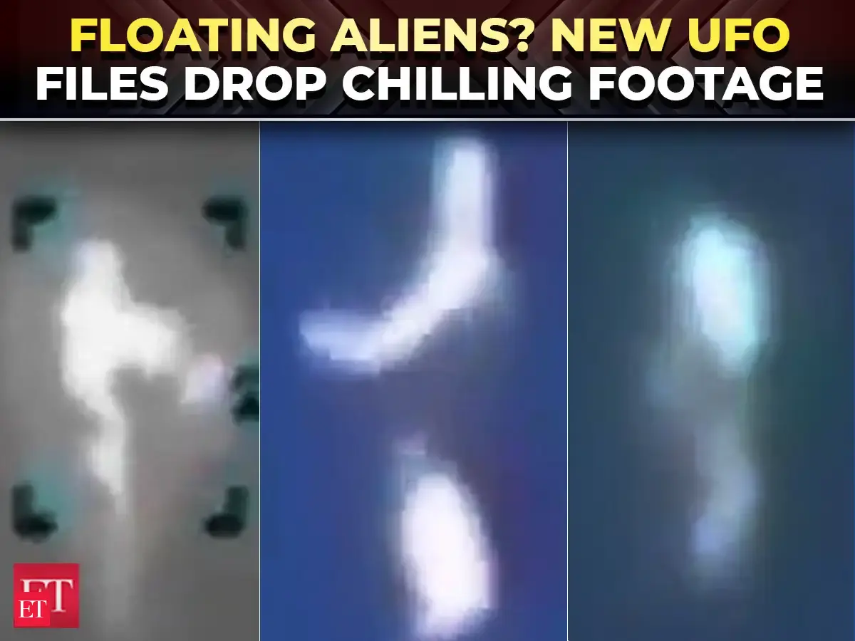 ALIENS FLOATING midair? New UFO footage shows mystery object making 90 ...