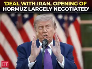 Trump says Iran deal is 'largely negotiated', would reopen Strait of ...