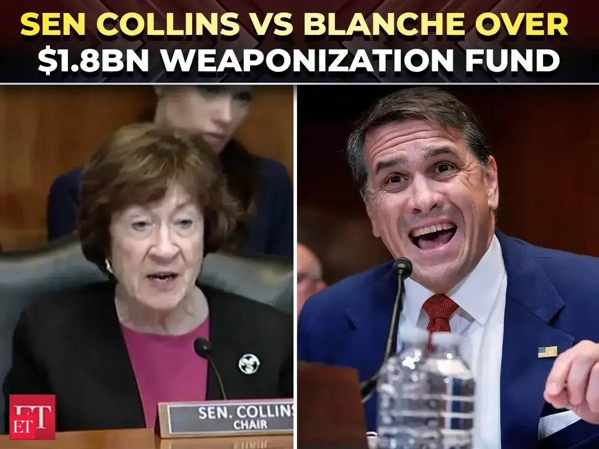 'During Obama administration…': Collins grills Blanche over Trump's $1.8 Billion weaponization fund