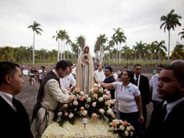 Annual celebration of the Virgin Mary's apparitions