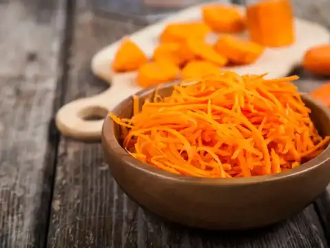 Sprouts + carrot salad