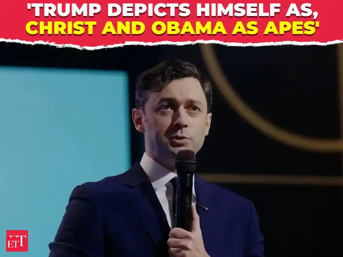 'Trump depicts Obama as APES, while…': Ossoff UNLOADS on POTUS in explosive speech | Midterms 2026